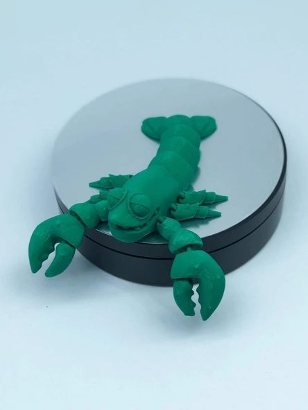 3D Hareketli Istakoz Figürlü Oyuncak - Yeşil - Resim 6