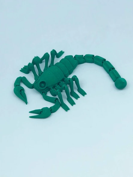 3D Hareketli Akrep Figürlü Oyuncak -Yeşil - Resim 2