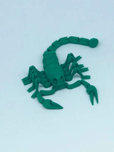 3D Hareketli Akrep Figürlü Oyuncak -Yeşil - Resim 4