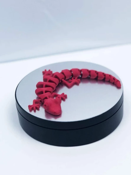 3D Hareketli Oyuncak Kertenkele - Kırmızı - Resim 7
