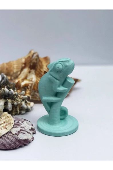 3D Bukalemun Figürlü Biblo / Oyuncak - 2