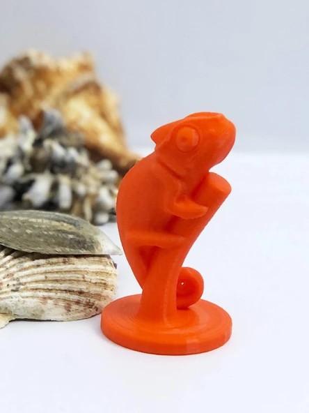 3D Bukalemun Figürlü Biblo / Oyuncak - 3