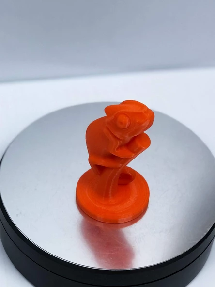 3D Bukalemun Figürlü Biblo / Oyuncak - 5