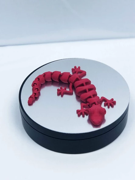 3D Hareketli Oyuncak Kertenkele - Kırmızı ürün görseli 1