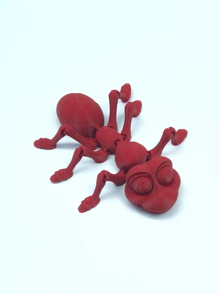 3D Hareketli Karınca Figürlü Oyuncak - Kırmızı - Resim 2