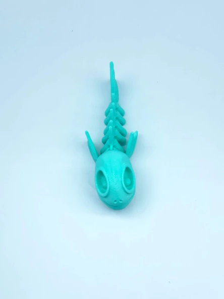 3D Hareketli Balık Figürlü Oyuncak - Turkuaz - 6