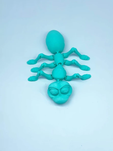 3D Hareketli Karınca Figürlü Oyuncak - Turkuaz - 2