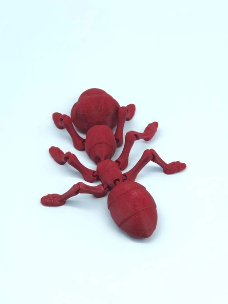 3D Hareketli Karınca Figürlü Oyuncak - Kırmızı - Resim 5