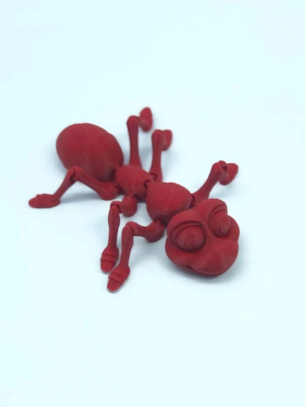 3D Hareketli Karınca Figürlü Oyuncak - Kırmızı - Resim 3