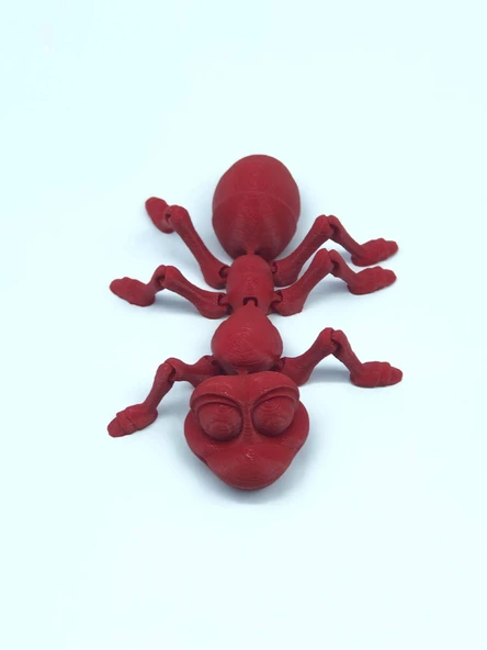 3D Hareketli Karınca Figürlü Oyuncak - Kırmızı - Resim 6