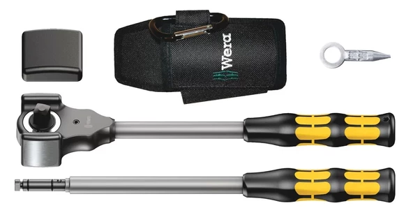 WERA 8002 C Koloss Çekiç İşlevli Cırcır Kol 1/2" Set 05133862001