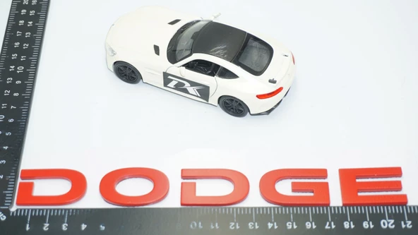 DK Tuning Dodge Bagaj Kırmızı ABS 3M 3D Yazı Logo Amblem - 5