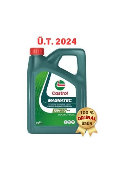 Castrol Magnatec Benzinli 10W40 4 lt Motor Yağı 2024 üretim