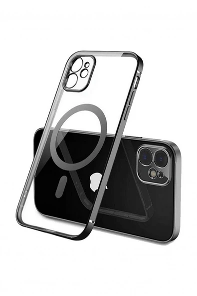 İphone 11 Pro Max Parlak Magsafe Lazer Kapak-Kılıf - Resim 2