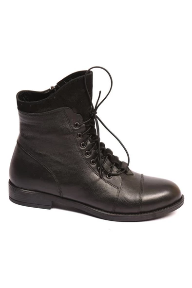 Scavia Orto pedik Comfort Hakiki Deri Bayan Bot - 4