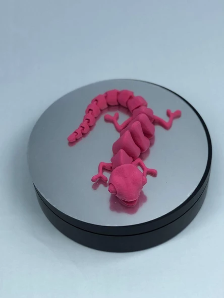 3D Hareketli Bukalemun Figürlü Oyuncak - Pembe ürün görseli 1