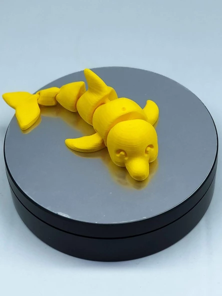 3D Hareketli Yunus Figürlü Oyuncak - Sarı - Resim 8