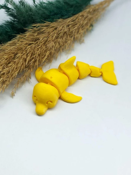 3D Hareketli Yunus Figürlü Oyuncak - Sarı - Resim 2