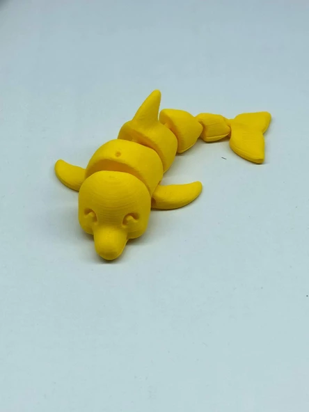 3D Hareketli Yunus Figürlü Oyuncak - Sarı - Resim 6