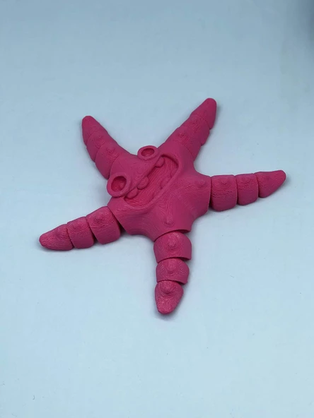 3D Hareketli Deniz Yıldızı Oyuncak - Pembe - 3