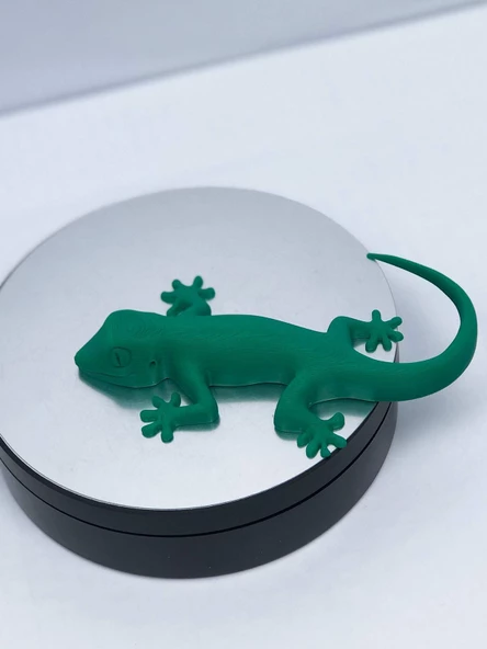 3D Kertenkele Gecko Figürlü Model Oyuncak - Yeşil - 7