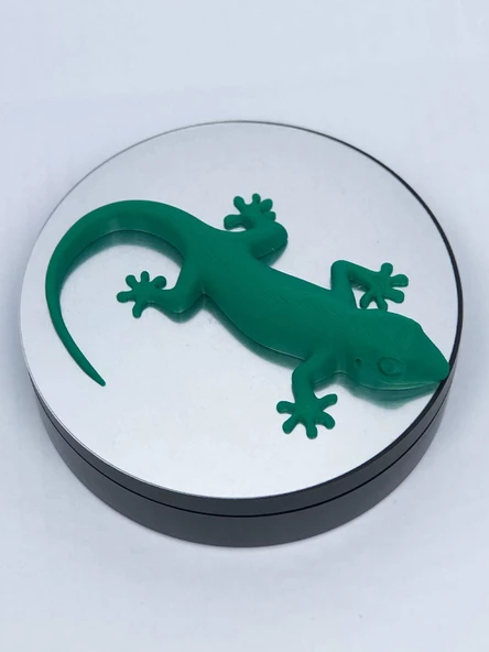 3D Kertenkele Gecko Figürlü Model Oyuncak - Yeşil - 4