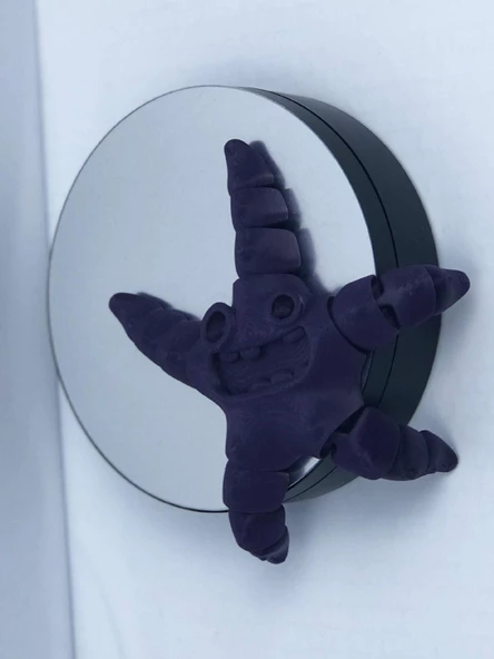 3D Hareketli Deniz Yıldızı Oyuncak - Mor - Resim 2