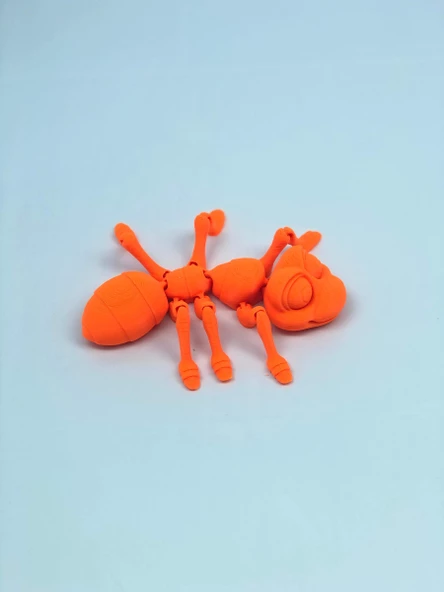 3D Hareketli Karınca Figürlü Oyuncak - Turuncu - Resim 3