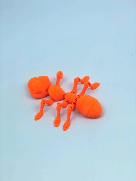 3D Hareketli Karınca Figürlü Oyuncak - Turuncu - Resim 4