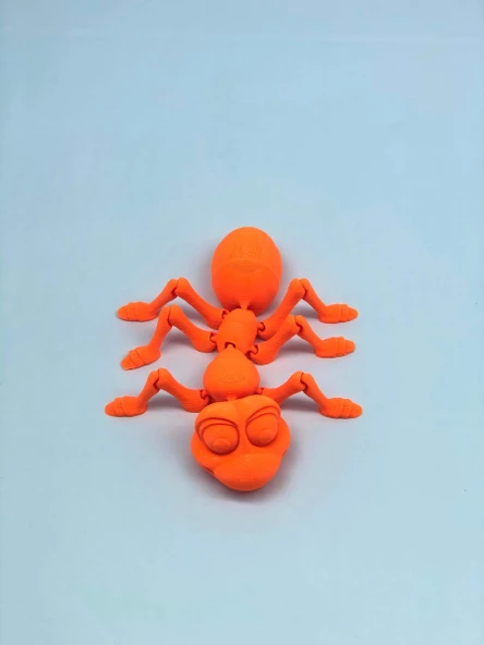 3D Hareketli Karınca Figürlü Oyuncak - Turuncu - Resim 6