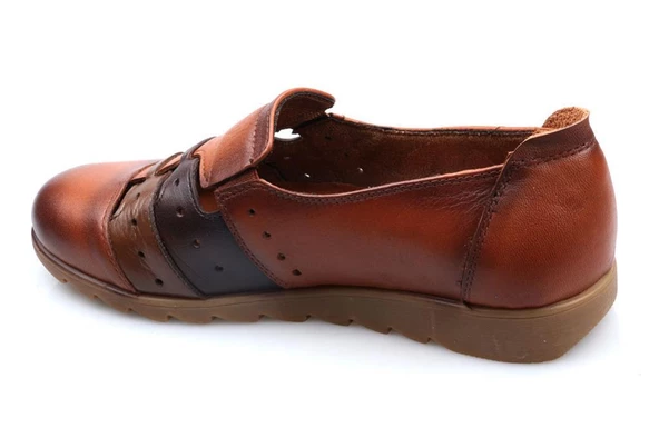 Scavia Orto pedik Günlük Bayan Deri Ayakkabı - 6