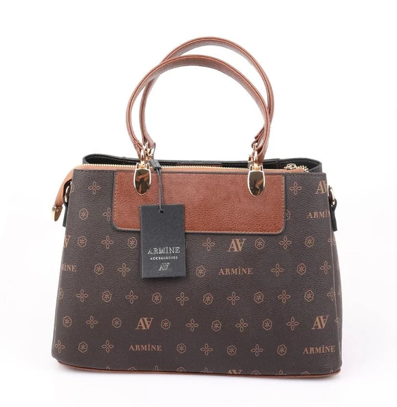 Armine 206 Baskılı Omuz Askılı Bayan Çanta - 4