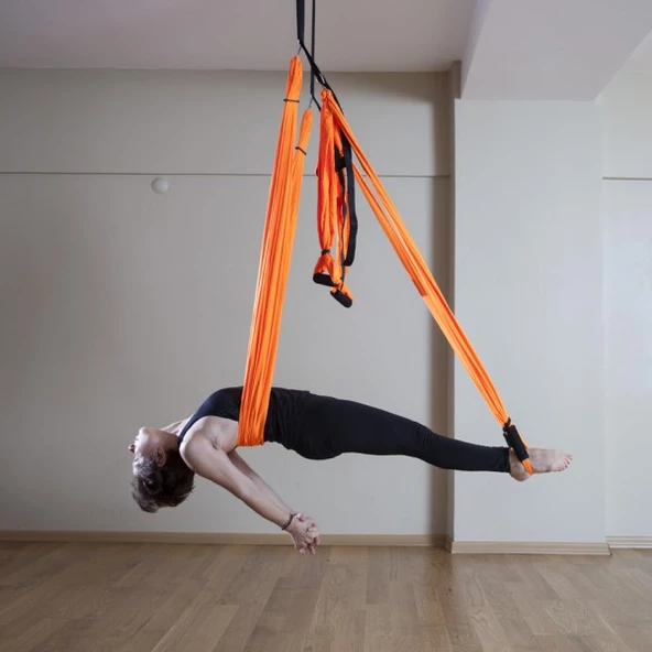Aero Yoga Hamağı (Montaj Aparat Seti Hariç)  Mor - 5