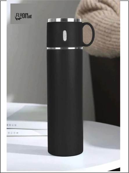 316 Paslanmaz Çelik Termos Bardak 580 Ml Bardaklı 20 Saat Sıcak-soğuk Thermos Mug Kupa Coffee