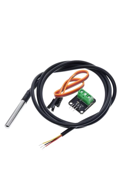 DS18B20 Dijital Sıcaklık Sensörü Modülü 3-Pin