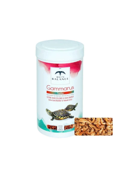 Gammarus Kurutulmuş Karides Kaplumbağa Yemi 250 Ml