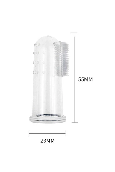 Kedi Ve Köpek Parmak Diş Fırçası (Saklama Kutulu) Kolay Kullanımlı Evcil Hayvan Diş Bakım Fırçası - 5