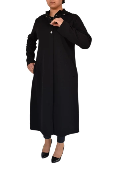 Kadın Kışlık Cepli Fermuarlı Kap Kapüşonlu Tunik BGL-ST02346 - 7