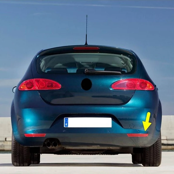 Seat Leon 2 2006-2009 Arka Tampon Sağ Reflektörü 1P0945106B - 2