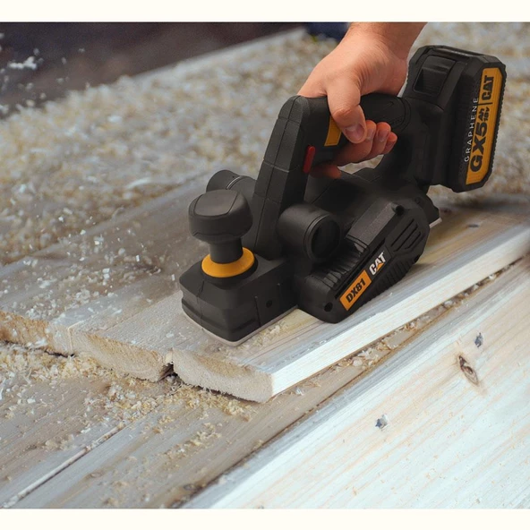 Cat Dx81b 18Volt 82Mm Çift Bıçaklı Kömürsüz Profesyonel Planya (Akü Dahil Değildir) - 7