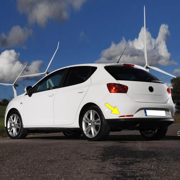 Seat İbiza HB 2009-2012 Arka Tampon Sol Alt Reflektörü 6J4945105 - 1