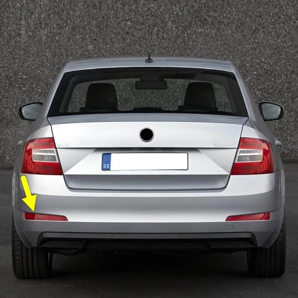 Skoda Octavia A7 2013-2017 Arka Tampon Sol Alt Reflektörü 5E5945105 ürün görseli 1