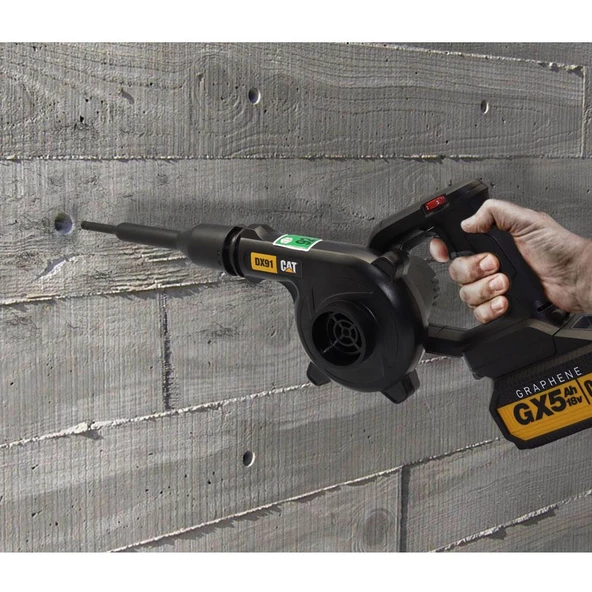 Cat Dx91b 18Volt Profesyonel Devir Ayarlı Üfleyici + 5 Parça Aksesuar (Akü Dahil Değildir) - 10