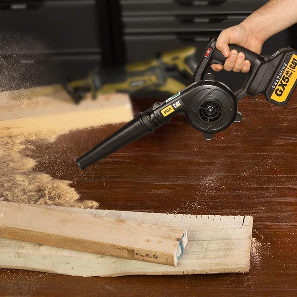 Cat Dx91b 18Volt Profesyonel Devir Ayarlı Üfleyici + 5 Parça Aksesuar (Akü Dahil Değildir) - 4