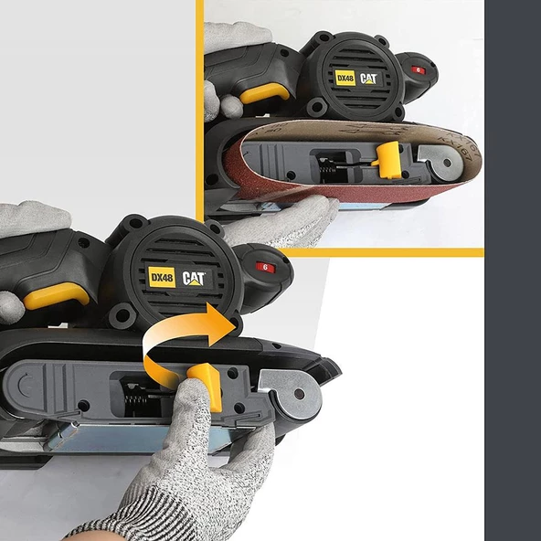 CAT DX48 950Watt Profesyonel Devir Ayarlı Tank Zımpara - 10