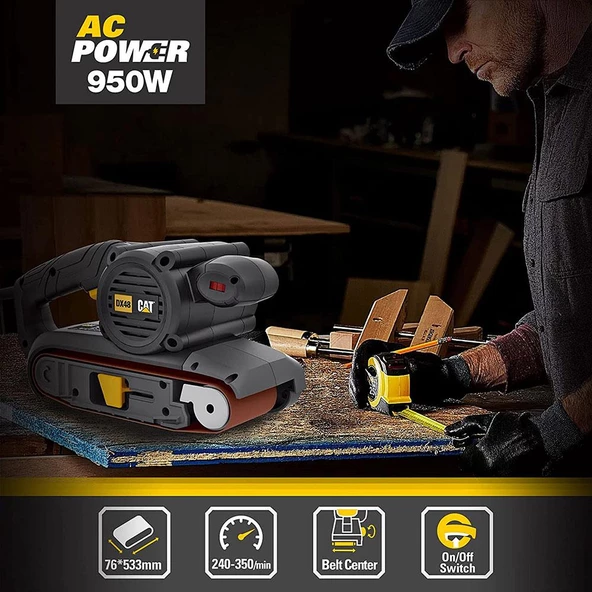 CAT DX48 950Watt Profesyonel Devir Ayarlı Tank Zımpara - 9