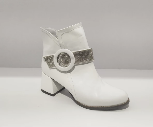 Ventes 269112Z Günlük Fermuarlı Taş Detaylı Kadın Bot - 2