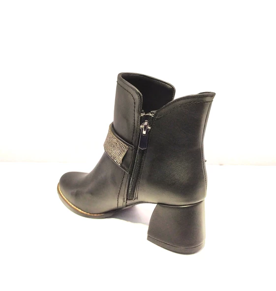 Ventes 269112Z Günlük Fermuarlı Taş Detaylı Kadın Bot - 3