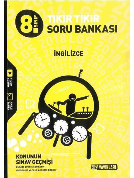 Hız Yayınları 8.Sınıf İngilizce Tıkır Tıkır Soru Bankası