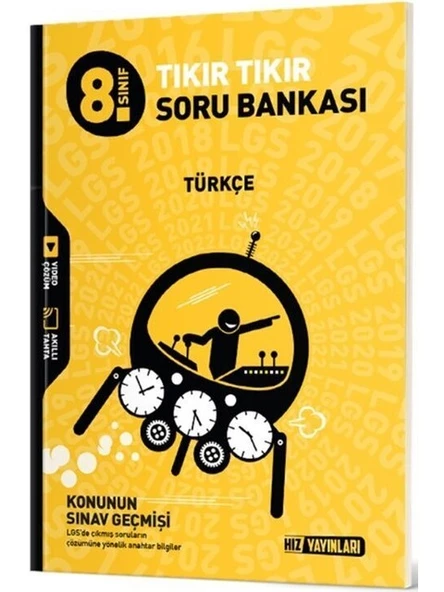 Hız Yayınları 8.Sınıf Türkçe Tıkır Tıkır Soru Bankası